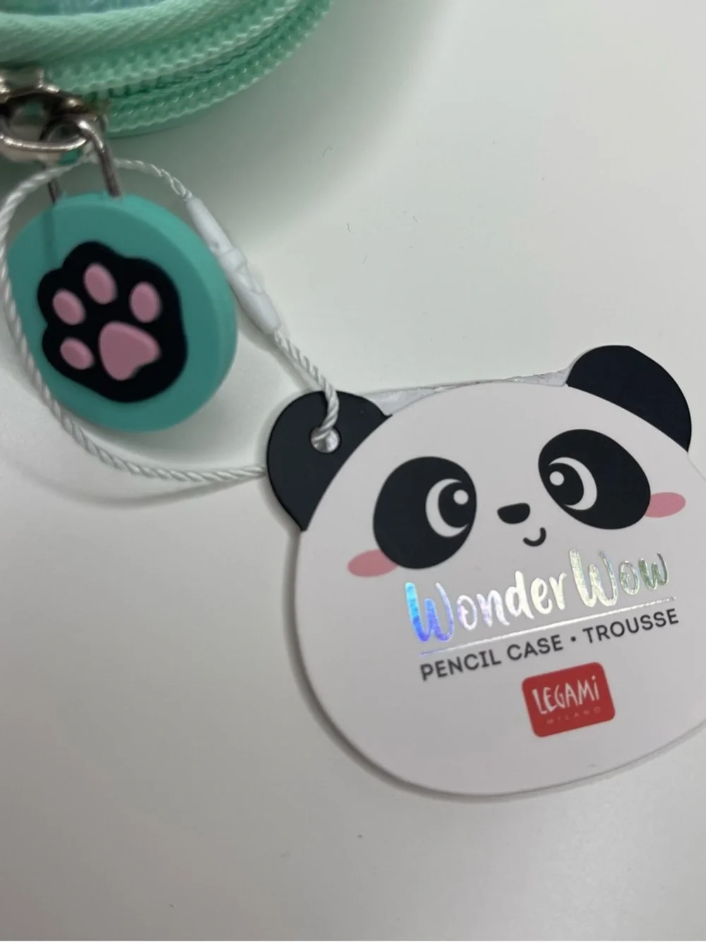 Legami Milano Panda Pencil Case, Pens, Washi Tape & Tape Cutter Set NEW